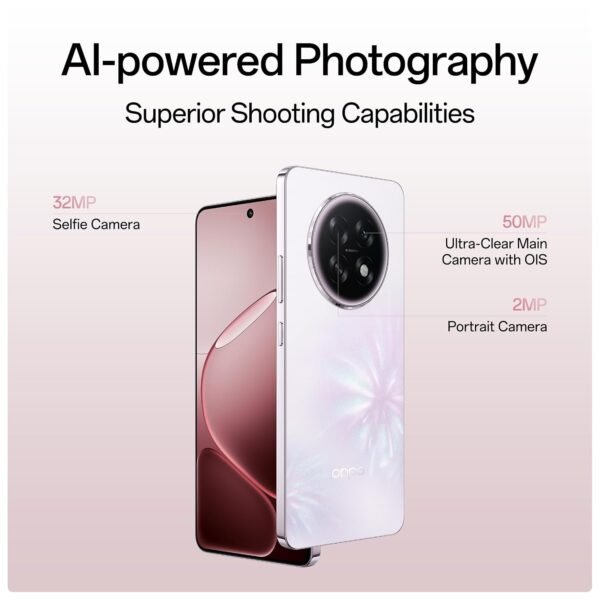 Oppo F31 Pro+ 5G (Festival Pink, 8GB RAM, 256GB Storage)