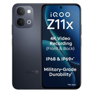 iQOO Z11x iQOO Z11x 5G (Titan Black, 8GB RAM, 256 GB Storage)