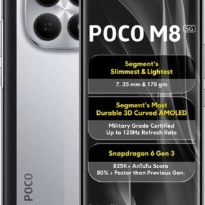 poco m8 Poco M8 5G Frost Silver 8GB RAM 256GB ROM