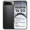 realme 16 5G Smartphone 12+256GB, Battery 7000mAh, Front Camera 120Hz AMOLED Display, MediaTek Dimensity 6400 Turbo Processor, IP69, Air Black